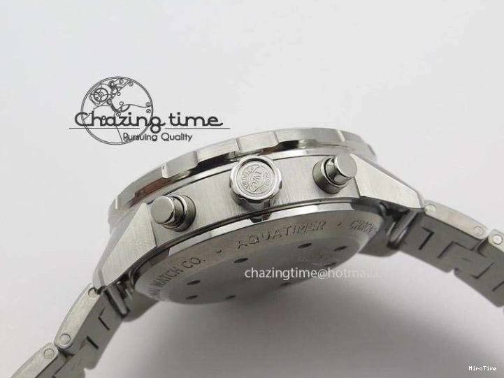 MIROTIME 1228 Versatile Aquatimer Chrono IW376803 V6F 1:1 Best Edition White Dial On SS Bracelet A 7359